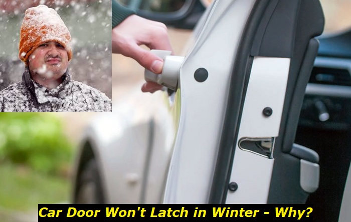 car door wont latch in winter